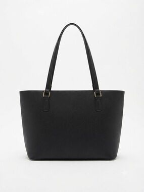 ANKO Saffiano Faux Leather Tote Bag Classic Everyday Work Shoulder Office Chic
